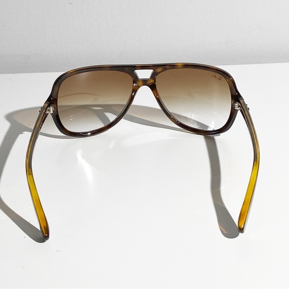 Ray Ban 4162 Polished Light Havana Frame, Lenses Brown Gradient - Picture 2 of 7